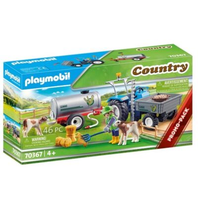 Lasttraktor med vandtank - PL70367 - PLAYMOBIL Country