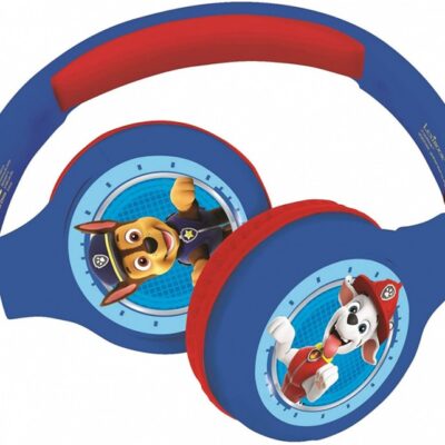 Lexibook - Paw Patrol - 2 i 1 Foldbare Hovedtelefoner