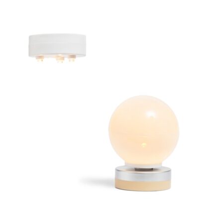 Lundby Dukkehustilbehør Spotlights & Gulvlampe, Beige/Hvid, Børnelampe