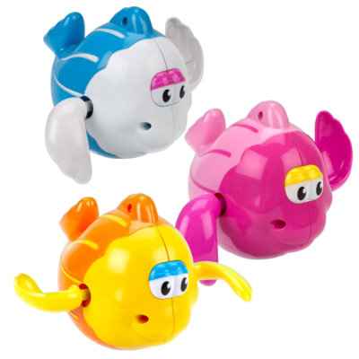 Magni – Træk op Badedyr – 1 Fisk i assorterede farver