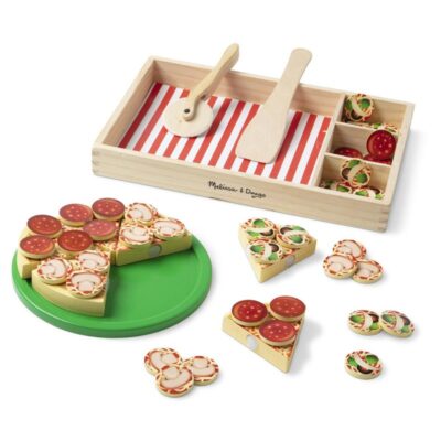 Melissa & Doug - Food Play Wooden Pizza
