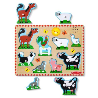 Melissa & Doug - Sound Puzzle Farm Animals