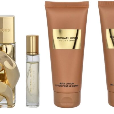 Michael Kors - Pour Femme EDP 100 ml + Body Lotion 100 ml + Showergel 100 ml + EDP 10 ml - Giftset