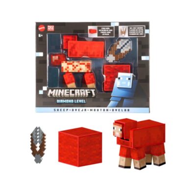 Minecraft - Diamond Level Sheep Action Figure & 3 Accessories (JCV22)