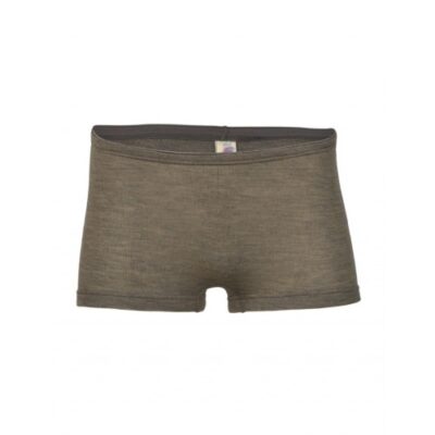 Minishorts I Uld Og Silke Til Dame 42/44 Walnut