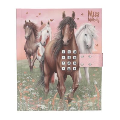 Miss Melody - Dagbog m/kode og musik, heste