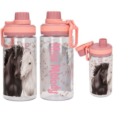 Miss Melody - Drikkeflaske BLOSSOM PONY - Pink and Peach - 500 ml
