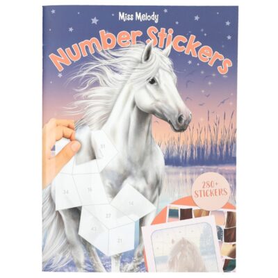 Miss Melody - Number Stickersbog