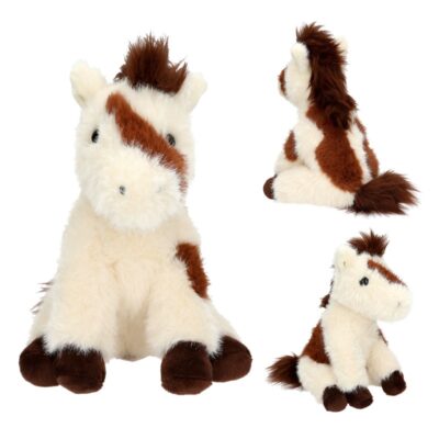 Miss Melody - Plys 20 cm, råhvid