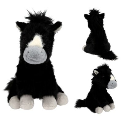 Miss Melody - Plys 20 cm, sort