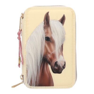 Miss Melody - Trippel Penalhus m/applikation - Light Yellow