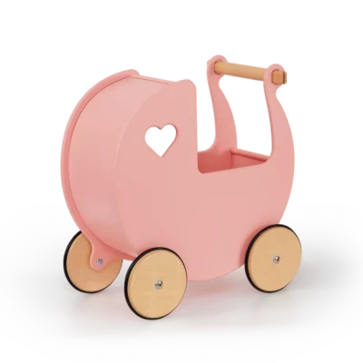 Luksus dukkevogn pink