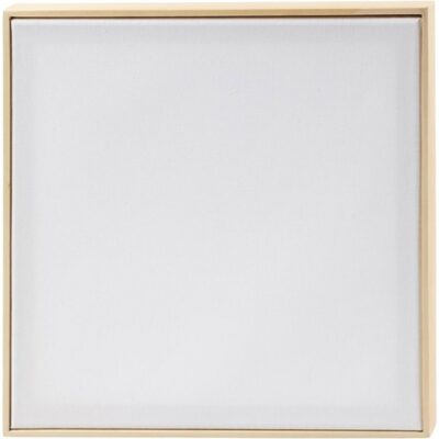 Creativ Company - Opspændt lærred med ramme - størrelse 30x30 cm - 280 g - hvid