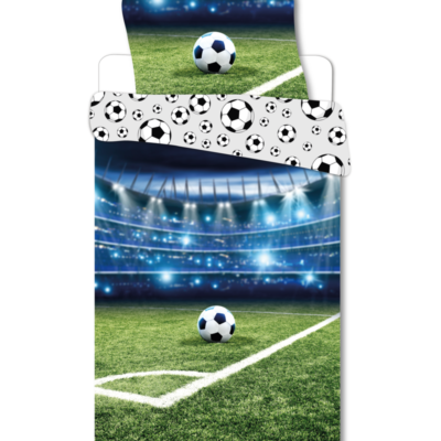Sengetøj - Junior Størrelse 100 x 140 cm - Fodboldstadion