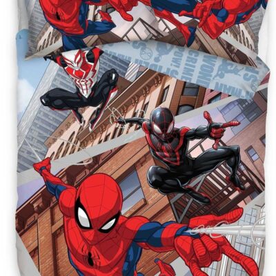 Sengetøj - Voksensstørrelse 140 x 200 cm - Spiderman