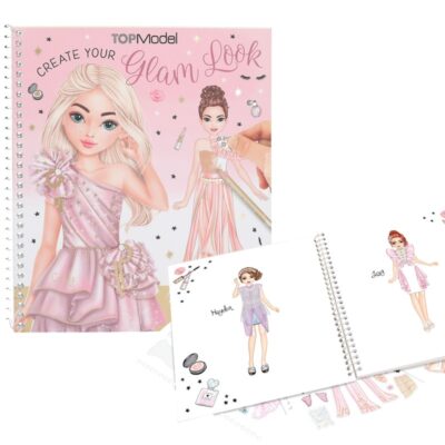 TOPModel - Dress Me Up Stickers Malebog GLAM LOOK
