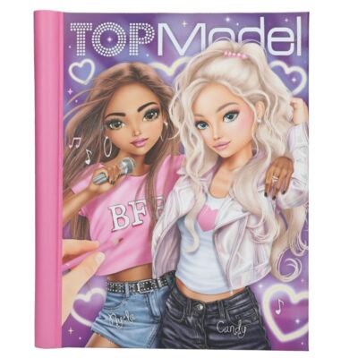 TOPModel - Malebog m/lys og lyd MY BFF