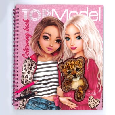 TOPModel - Malebog m/pallietter LEOHEART