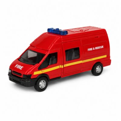 Udrykningskøretøj brand med lys og lyd 22x10x6 cm