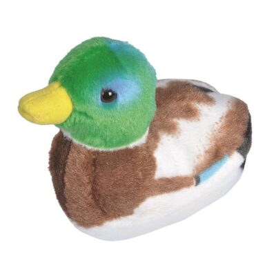 Wild Republic - Plys Bird With Sound 18 cm Gråand