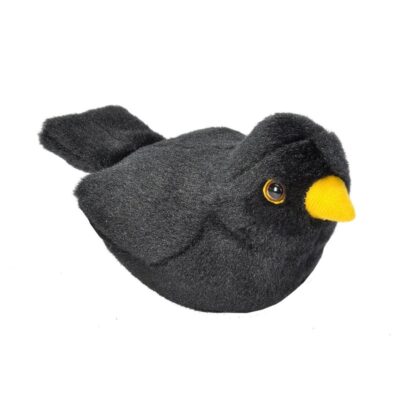 Wild Republic - Plys Bird With Sound 18 cm Solsort