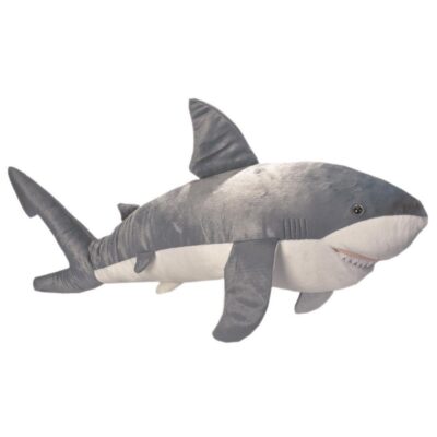 Wild Republic - Plys Jumbo Cuddlekins 96cm Stor Hvid Haj