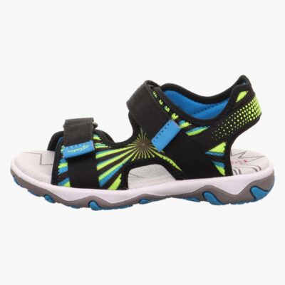 Superfit Mike 3.0 Sandaler, Sort/Gul, 32