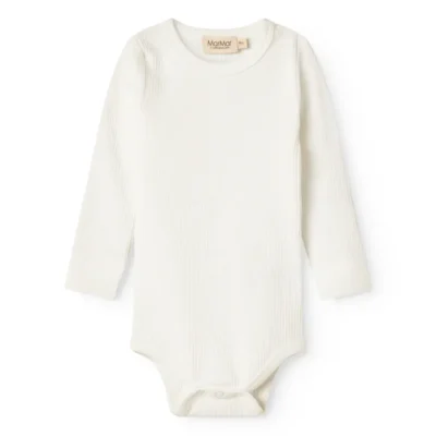 Body med lange ærmer - Gentle white - 62