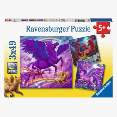 Ravensburger Puslespil Mythical Majesty 3x49 Brikker