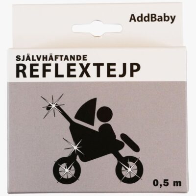 AddBaby Reflekstape 0.5 m, Sort