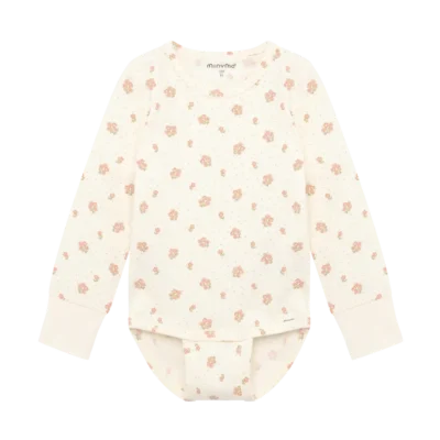 Langærmet Body m. Print - Vanilla Ice - 56