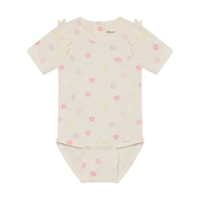 Kortærmet Body m. Print - Vanilla Ice - 68