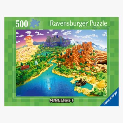 Ravensburger World of Minecraft Puslespil 500 Brikker