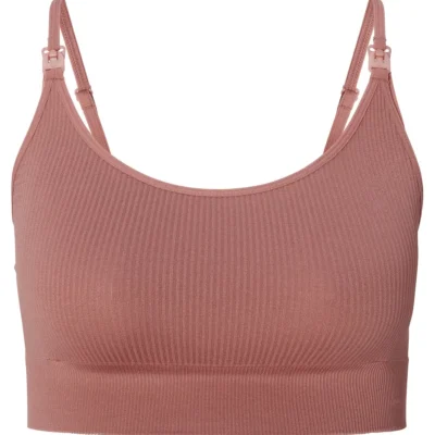 Noppies Mira Sømløs Amme-Rib Top - Burlwood - XSS
