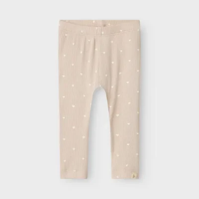 Gago slim leggings - GRAY MORNING - med hjerter - 68