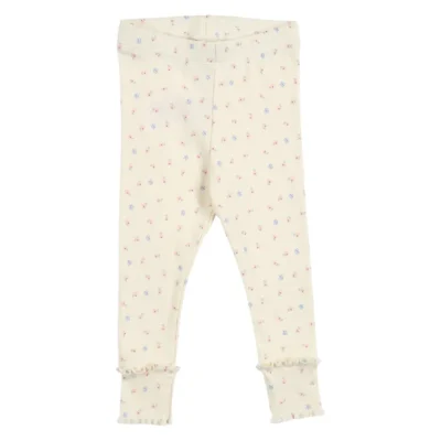 Spring Rib Leggings - Tofu/ Nectar/ shell blue - 74