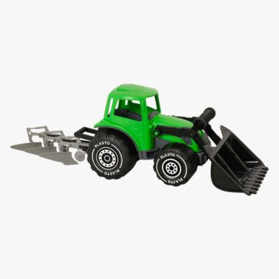 Plasto Traktor med Plov & Skovl 52 cm