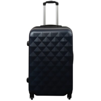 Kuffert - Hardcase kuffert - Str. Medium - Diamant mørkeblå - Smart rejsekuffert
