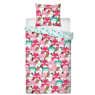 Squishmallows sengetøj - 100% bomuld - Børnesengetøj 140x200 cm