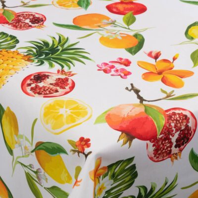 Tekstil voksdug - 140 cm bred - Citrus Fruits - Voksdug med akrylbelægning
