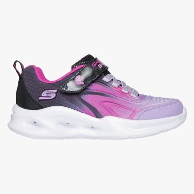 Skechers Sola Glow Blinkende Sneakers, Black, 23
