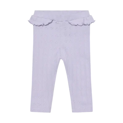 En Fant Leggings - Pointelle - Purple Heather