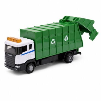 Scania skraldebil 17 cm - Grøn