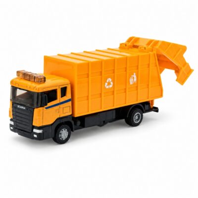 Scania skraldebil 17 cm - Gul