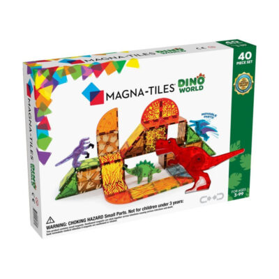 Magna-Tiles - Dino World - 40 dele - Fra 3 år