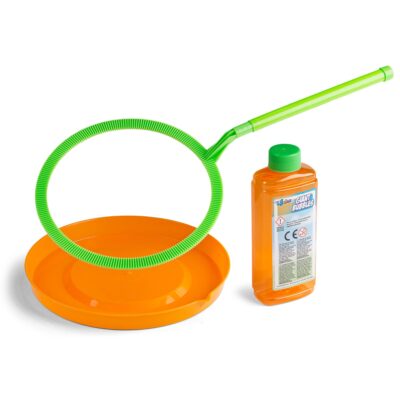 Sæbeboblesæt 250 ml - Sæbebobler til børn og leg - Orange