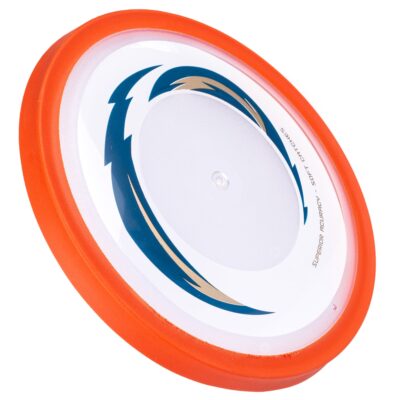 Flying disc 24 cm - Gennemsigtig med bløde kanter - Orange