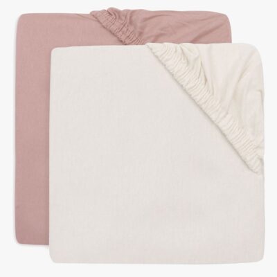 Jollein Stræklagener 2-pak 70x140, Wild Rose/Ivory