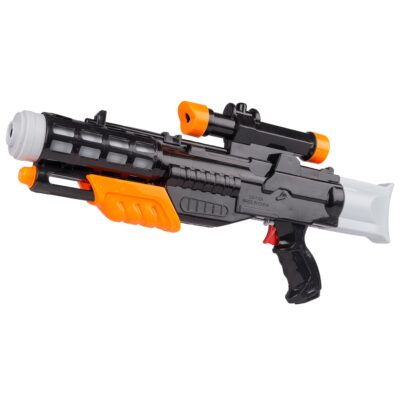 Vandgevær - 46 cm - Sort/orange/grå