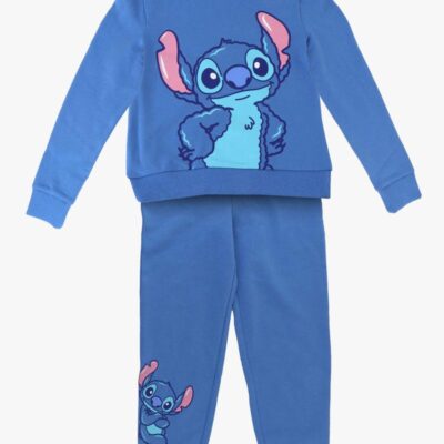 Disney Lilo & Stitch-sæt med sweater og bukser, blå, 8 år